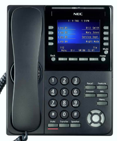 (image for) NEC ITL-83CX-1 8-Button Phone - NEC-BE117453